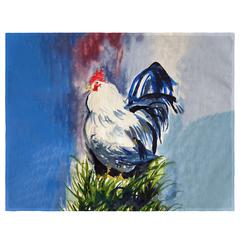 Blue & White Rooster Place Mat Set of 4