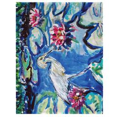 Heron & Waterlilies Place Mat Set of 4