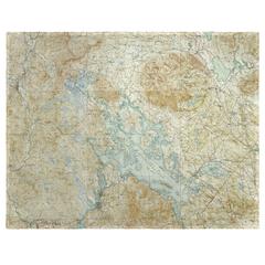 Winnipesaukee, NH Nautical Map Place Mat Set of 4