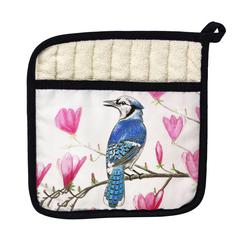 Blue Jay Pot Holder