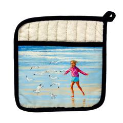 Chasing Gulls Pot Holder