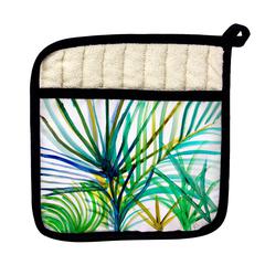 Teal Palms Pot Holder