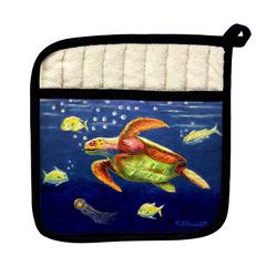 Dick's Sea Turtle Pot Holder