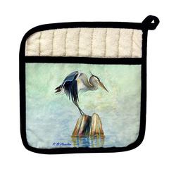 Balancing Heron Pot Holder