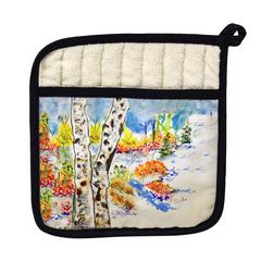 White Birch Pot Holder