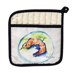 Shrimp Plate Pot Holder