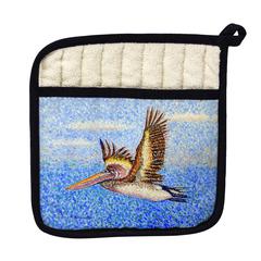 Flying Pelican Pot Holder