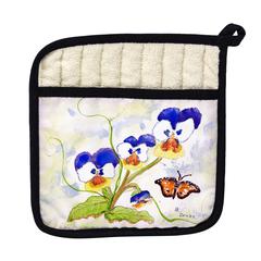 Pansies Pot Holder