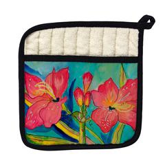 Pink Amaryllis Pot Holder
