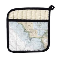 Crystal River to Horseshoe Point, FL Nautical MapPot Holder