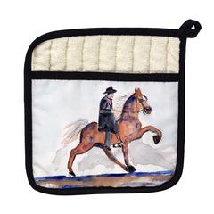 Brown Walking Horse Pot Holder