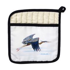 Eddie's Blue Heron Pot Holder