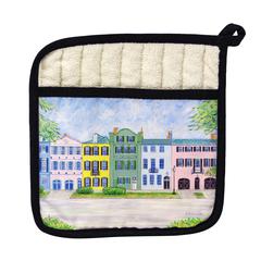 Rainbow Row Pot Holder
