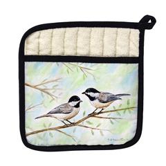 Dick's Chickadees Pot Holder