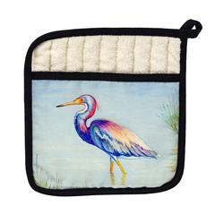 Tri-Colored Heron Pot Holder