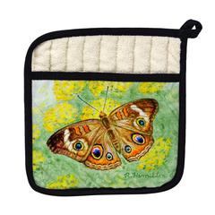 Buckeye Butterfly Pot Holder