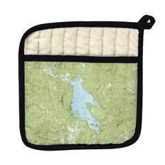 Newfound Lake, NH Nautical Map Pot Holder