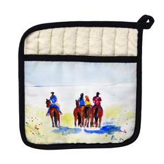 Beach Riders Pot Holder