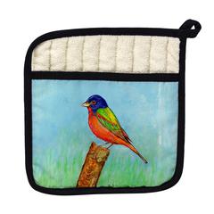 Painted Bunting Pot Holder