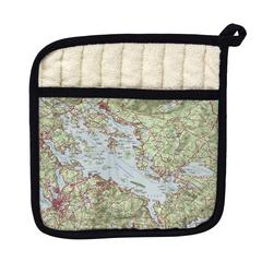 Lake Winnipesaukee, NH Nautical Map Pot Holder