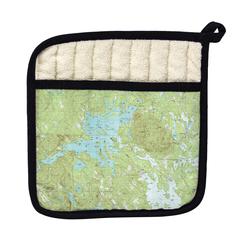 Squam Lake, NH Nautical Map Pot Holder