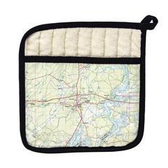 Logan Martin Lake, AL Nautical Map Pot Holder