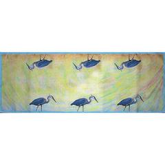 Blue Heron Table Runner 13x36