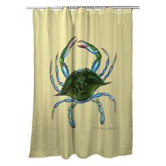 Female Blue Crab  Shower Curtain