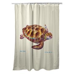Green Sea Turtle Shower Curtain