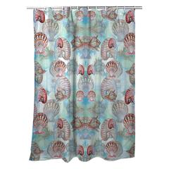 Multi Shells Shower Curtain