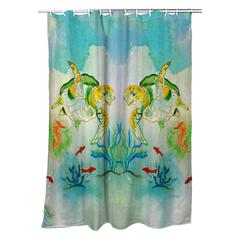 Betsy's Sea Turtle Shower Curtain