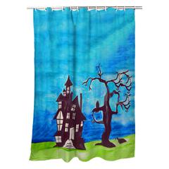 Haunted House Shower Curtain