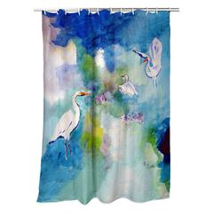 Three Egrets Shower Curtain