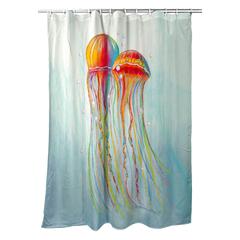 Colorful Jellyfish Shower Curtain