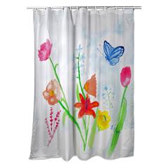 Pastel Garden Shower Curtain