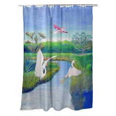 Marsh Wings Shower Curtain