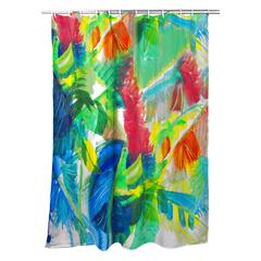 Abstract Palms Shower Curtain