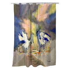 Owl in Moon Shower Curtain