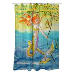 Betsy's Mermaid Shower Curtain