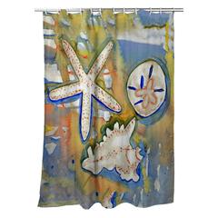 Beach Treasures Shower Curtain