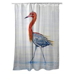 Reddish Egret Shower Curtain