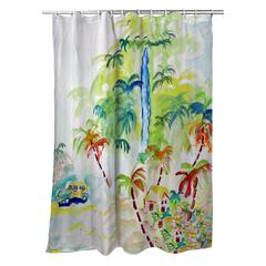 Colorful Palms Shower Curtain