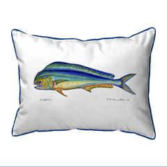 Dolphin Small Indoor/Outdoor Pillow 11x14