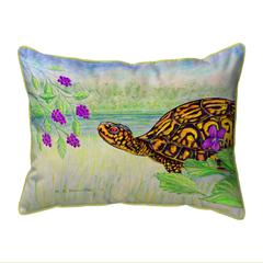 Turtle & Berries Small Indoor/Outdoor Pillow 11x14