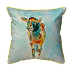 Betsy's Cow Small Indoor/Outdoor Pillow 12x12