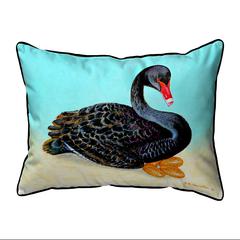 Black Swan Small Indoor/Outdoor Pillow 11x14