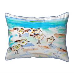 Seven Sanderlings Small Corded Indoor/Outdoor Pillow 11x14