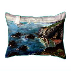 Sailing the Cliffs 11x14 Small Indoor/Outdoor Pillow