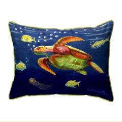 Sea Turtle Small Pillow 11x14