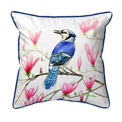 Blue Jay Small Indoor/Outdoor Pillow 12x12